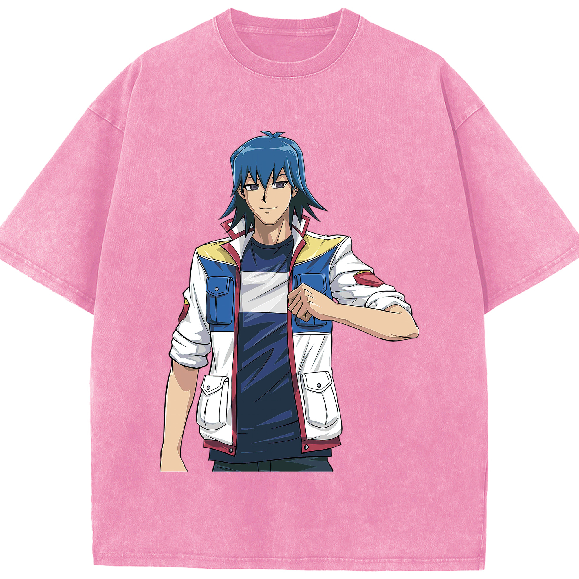 （画像用） 遊☆戯☆王 Yu-Gi-Oh! 綿100% ヴィンテージ風 半袖Tシャツ（フロントプリント）